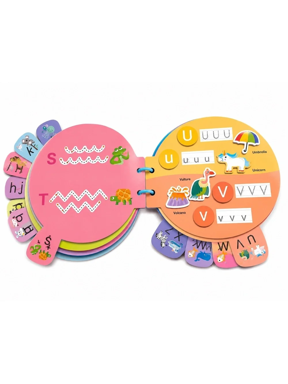 Alphabet Busy Book Preschool Learning Toy ABC Tracing Montessori Toddler 3+